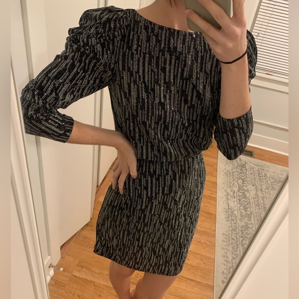 Aiden Beaded Cocktail Dress - Perfect for NYE